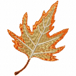 Leaves Embroidery Design 7